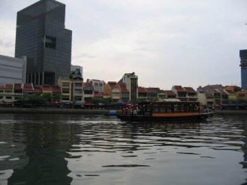 Boat ride on the Singapore River