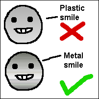 Ban on plastic smiles