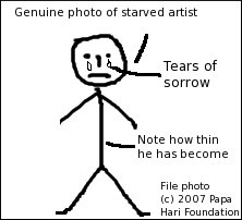 A starved artist