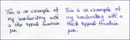 my handwriting