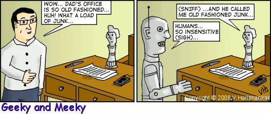 Geeky and Meeky - Dad's Office