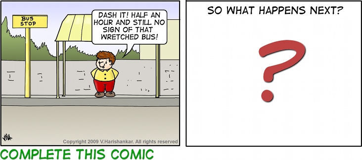 Complete this comic